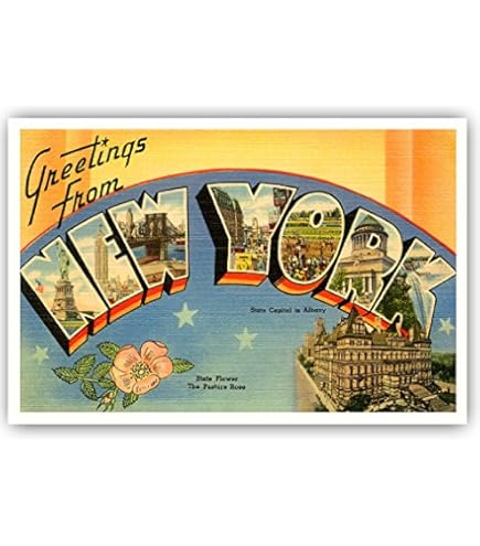 ニューヨークのポストカード Amazon.com : GREETINGS FROM NEW YORK CITY, NY vintage reprint
